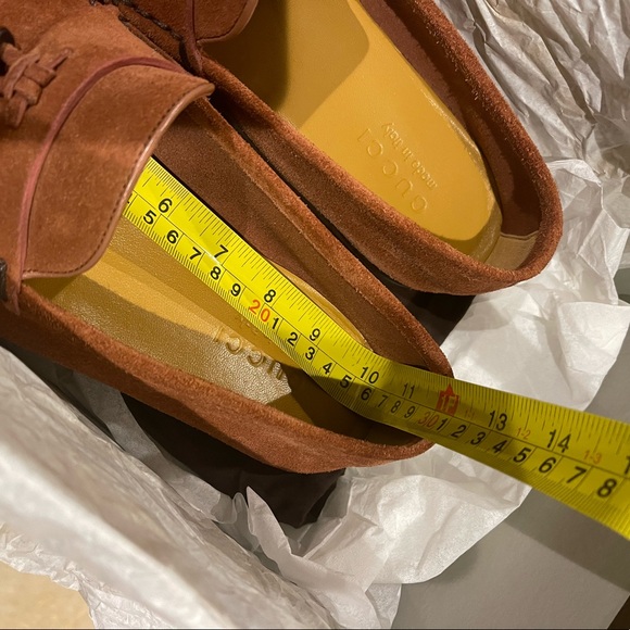 Gucci Terra Cotta Loafers. European size. Measure your foot before purchasing.